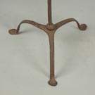 Early American Wrought Iron Candle Stand