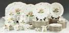 Herend Hand Painted Porcelain, Service for 12 with Serving Pieces