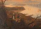 Attr. to Victor De Grailly  (American, 1804-1889) A View on the Hudson