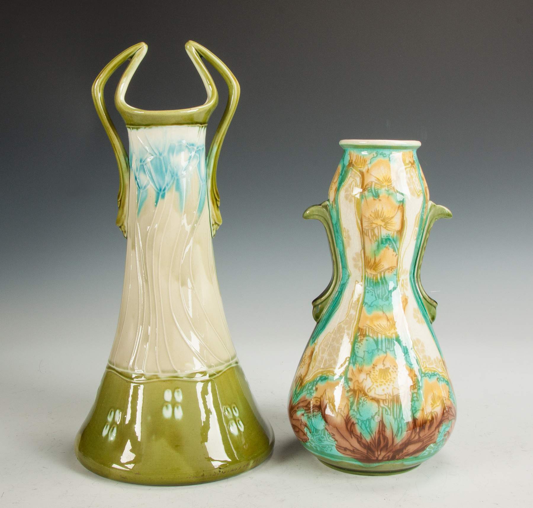 Two Minton Ceramic Vases