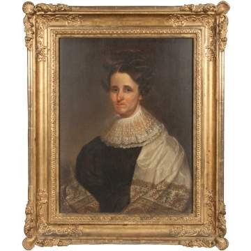 Frederick R. Spencer (New York, 1806-1875) Portrait of Mrs. Mary Hurlburt
