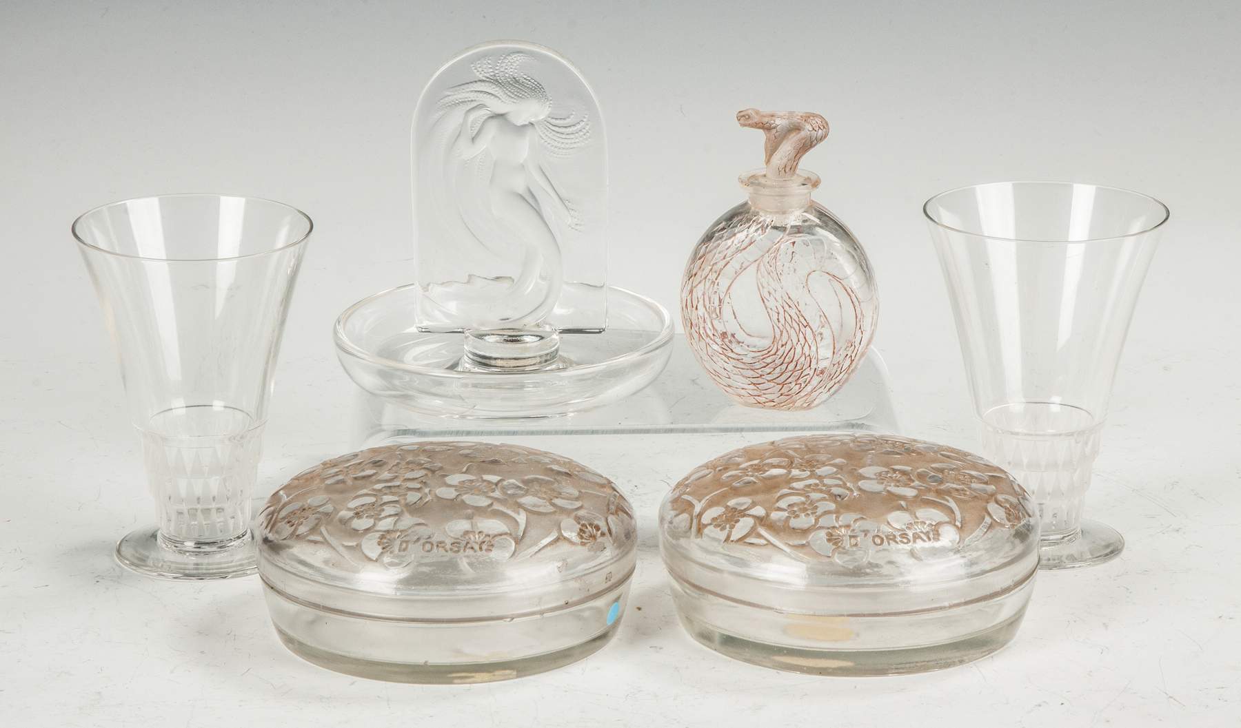 Group of Lalique Glass