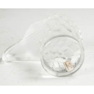 Lalique Eagle Head Paperweight