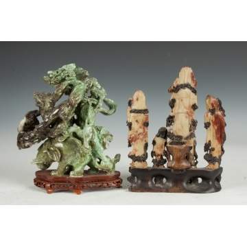 Two Chinese Carvings