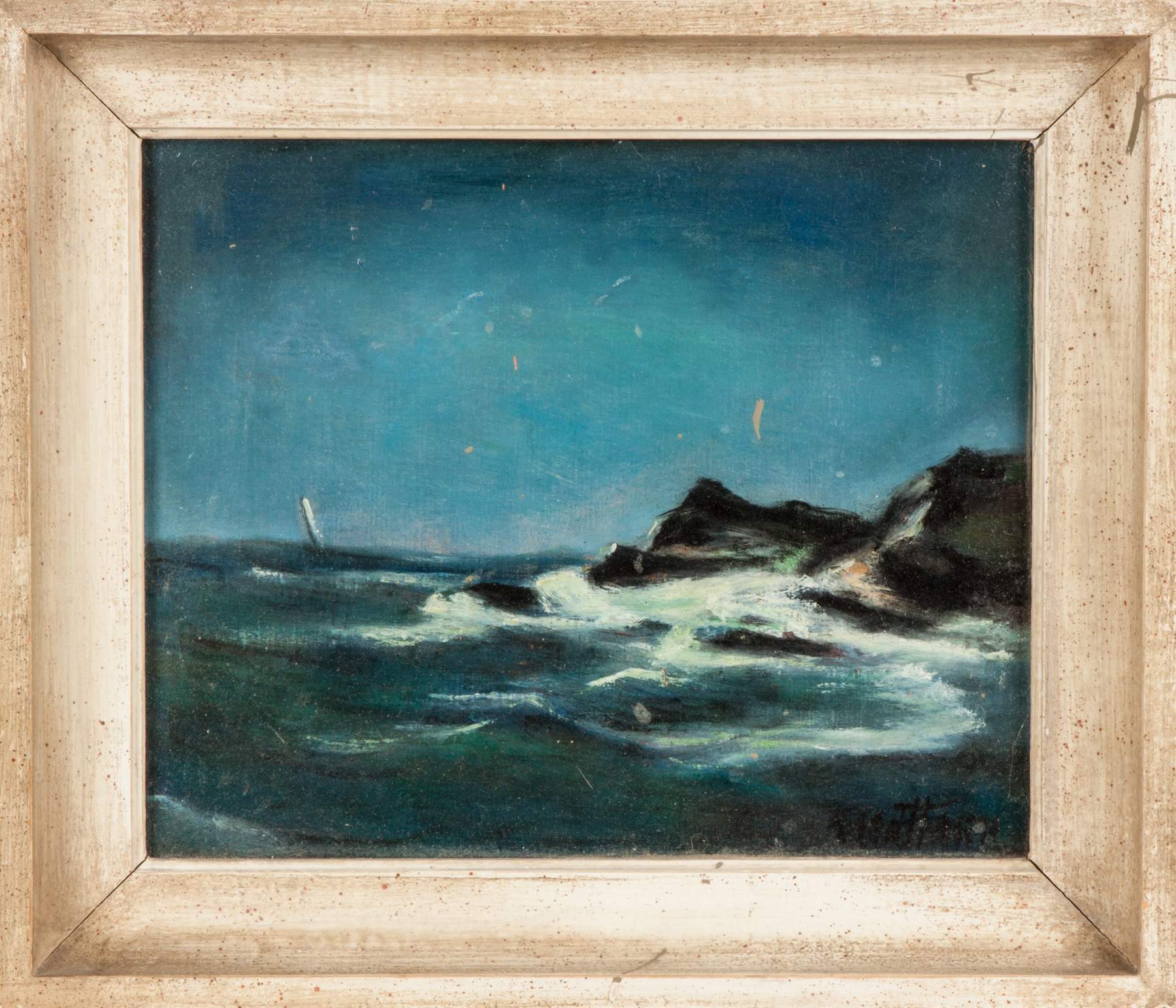 Henry Ellis Mattson  (American/Swedish, 1887-1971) Evening seascape