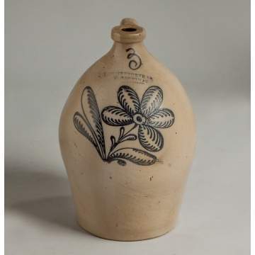 F. Stezenmeyer & G. Goetzman, Rochester, NY,  3 Gallon Stoneware Jug