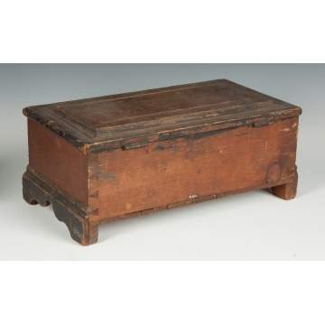 Miniature Maple & Pine Document Box