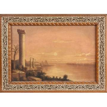 W. Bough Cox, Painting of Ruins