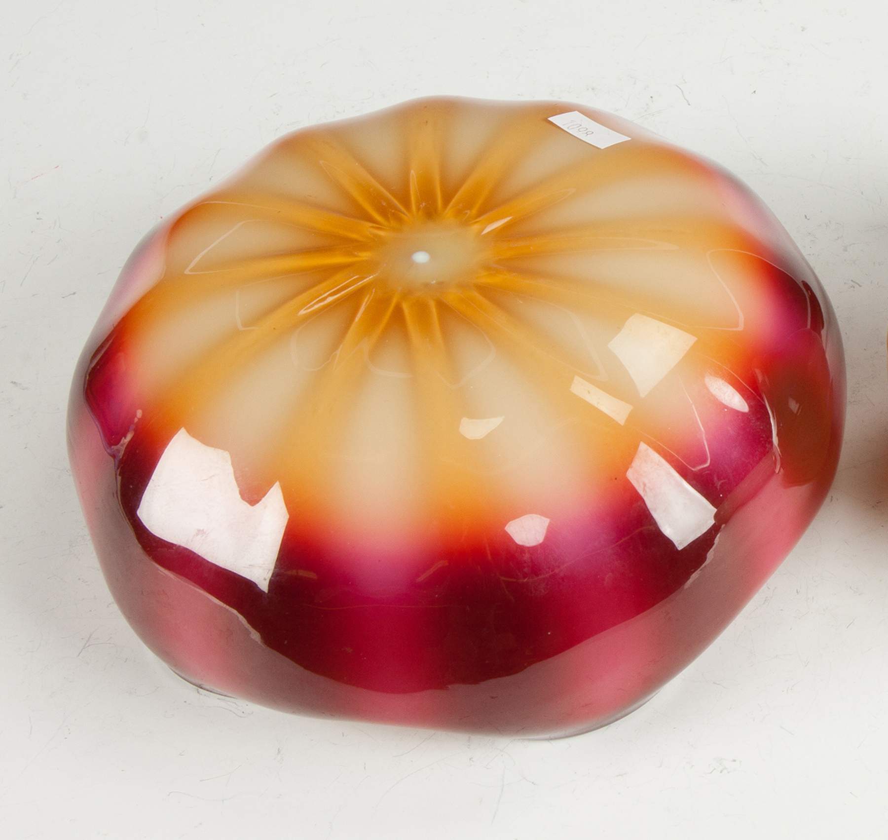Plated Amberina Bowl Cottone Auctions