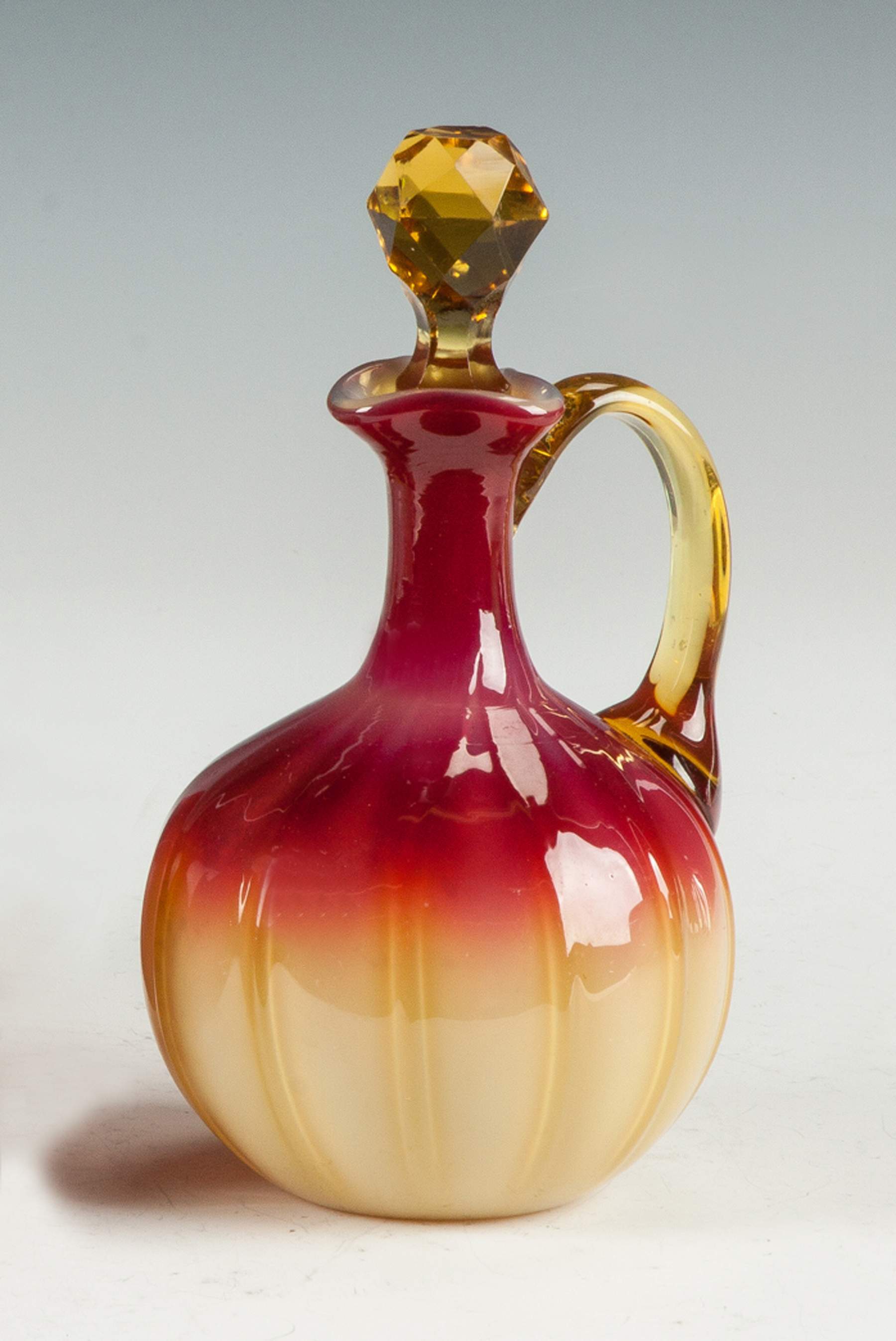 Plated Amberina Cruet Cottone Auctions