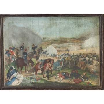Painting of Military Battle