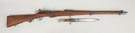 WWII Swiss Army Issue Rifle with Bayonet