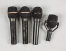 Four Electrovoice Microphones