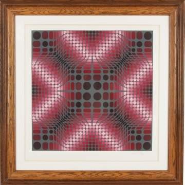 Victor Vasarely (Hungarian/French, 1906-1997) "Boulouss"
