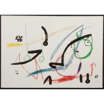 Joan Miró (Spanish, 1893-1983) Maravillas con Variaciones Acrosticas en el Jardin de Miro XIV