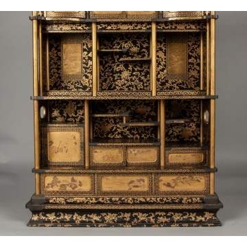 Fine & Rare Japanese Lacquered Display Cabinet