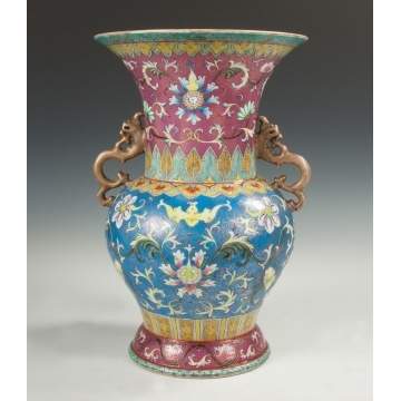 Chinese Famille Porcelain Vase 