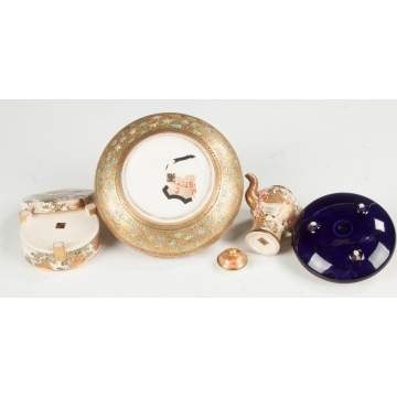 Group of Hand Painted Japanese Satsuma