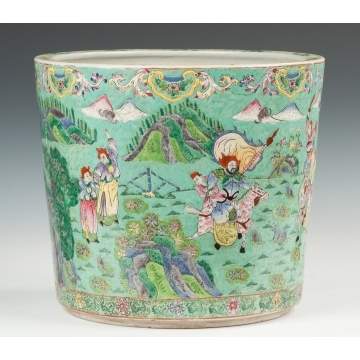 Chinese Hand Painted Porcelain Jardiniere