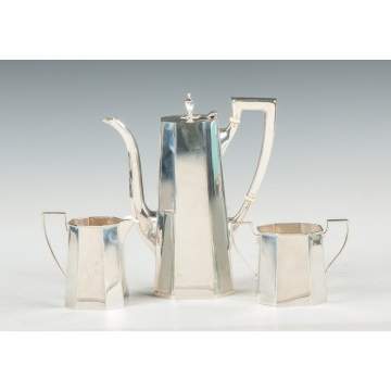 Tiffany & Co. Sterling Silver 3-Piece Tea Set