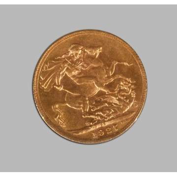 Great Britain Half Sovereign Gold Coin