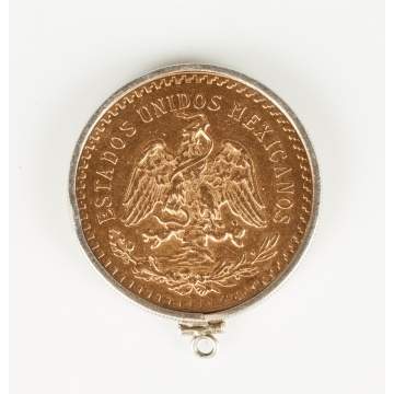 Mexican 50 Peso Gold Coin, “Centenario"