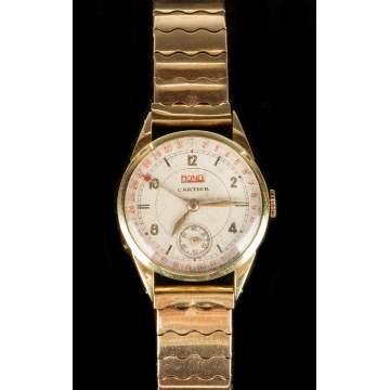 Cartier 14K Gold Men's Watch