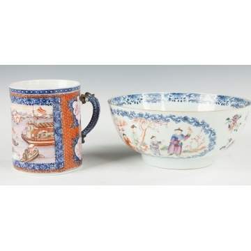 Chinese Export Mug & Bowl