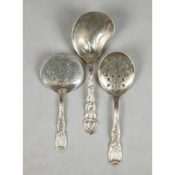 Three Tiffany & Co. Sterling Silver Serving Pieces