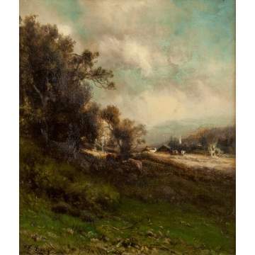 Patrick Berry (American, 1852-1922) Landscape