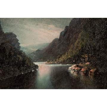 Fearnleigh Leonard Montague (American/Australian, 1835-1880) "Sunshine on the… River" 
