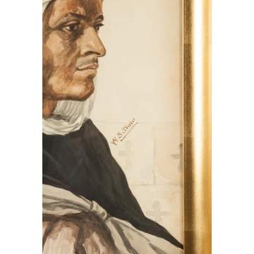 Walter Sattyrlee (American, 1844-1908) "Sudan Prince"