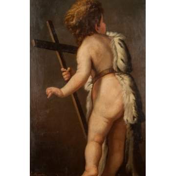 L. Morgantini (Italian, 19th century) Young John the Baptist