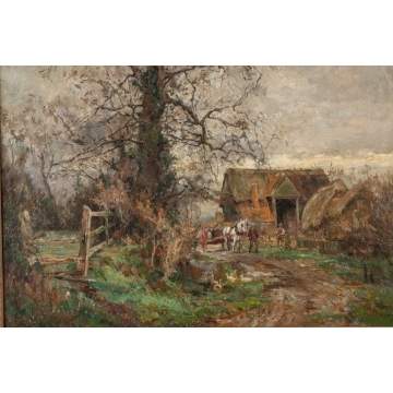 Sydney Grant Rowe (British, 1861-1928) English Landscape