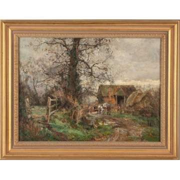 Sydney Grant Rowe (British, 1861-1928) English Landscape