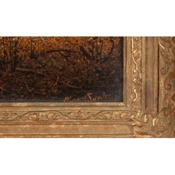 William McKinley Snyder (American, 19th/20th century) Autumn Landscape