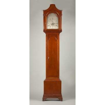 Aaron Lane Tall Case Clock, Elizabethtown, NJ