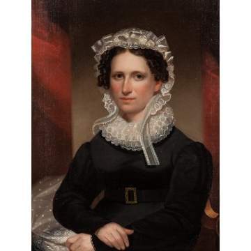 Ezra Ames (American, 1768-1836) Portrait of a Woman from NY State