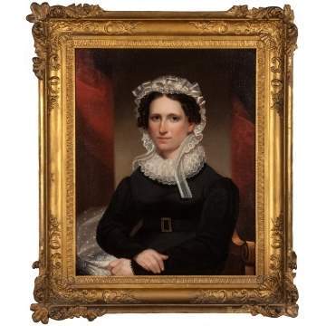 Ezra Ames (American, 1768-1836) Portrait of a Woman from NY State