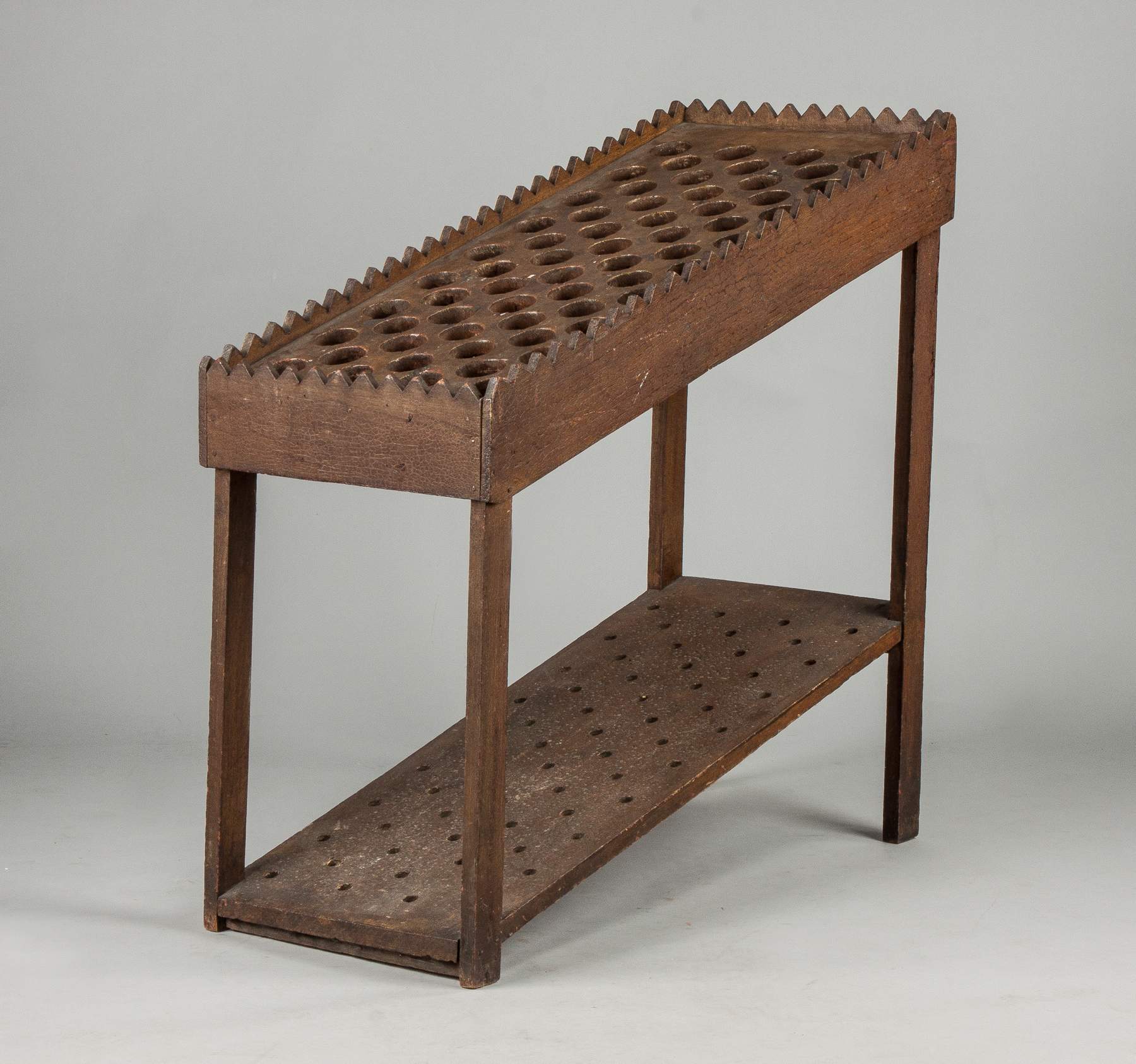 Unusual American Painted Pine Cane Holder Cottone Auctions