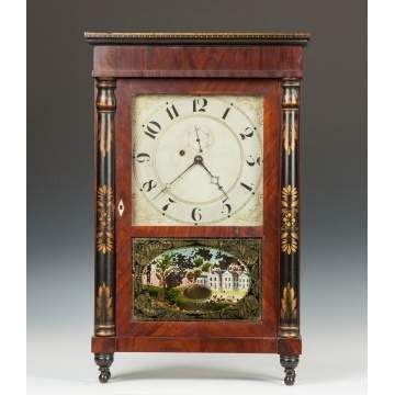 Rare Spencer & Hotchkiss Shelf Clock, Salem Bridge, CT