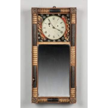 Benjamin Morrill Mirror Clock, Boscawen, NH