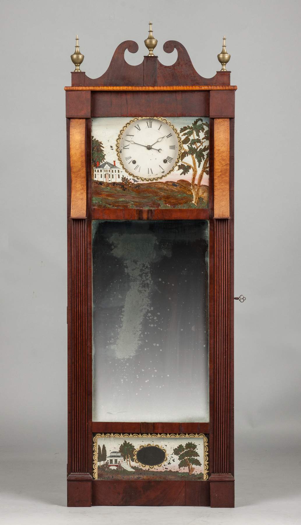 Joseph Ives Mirror Wall Clock Cottone Auctions