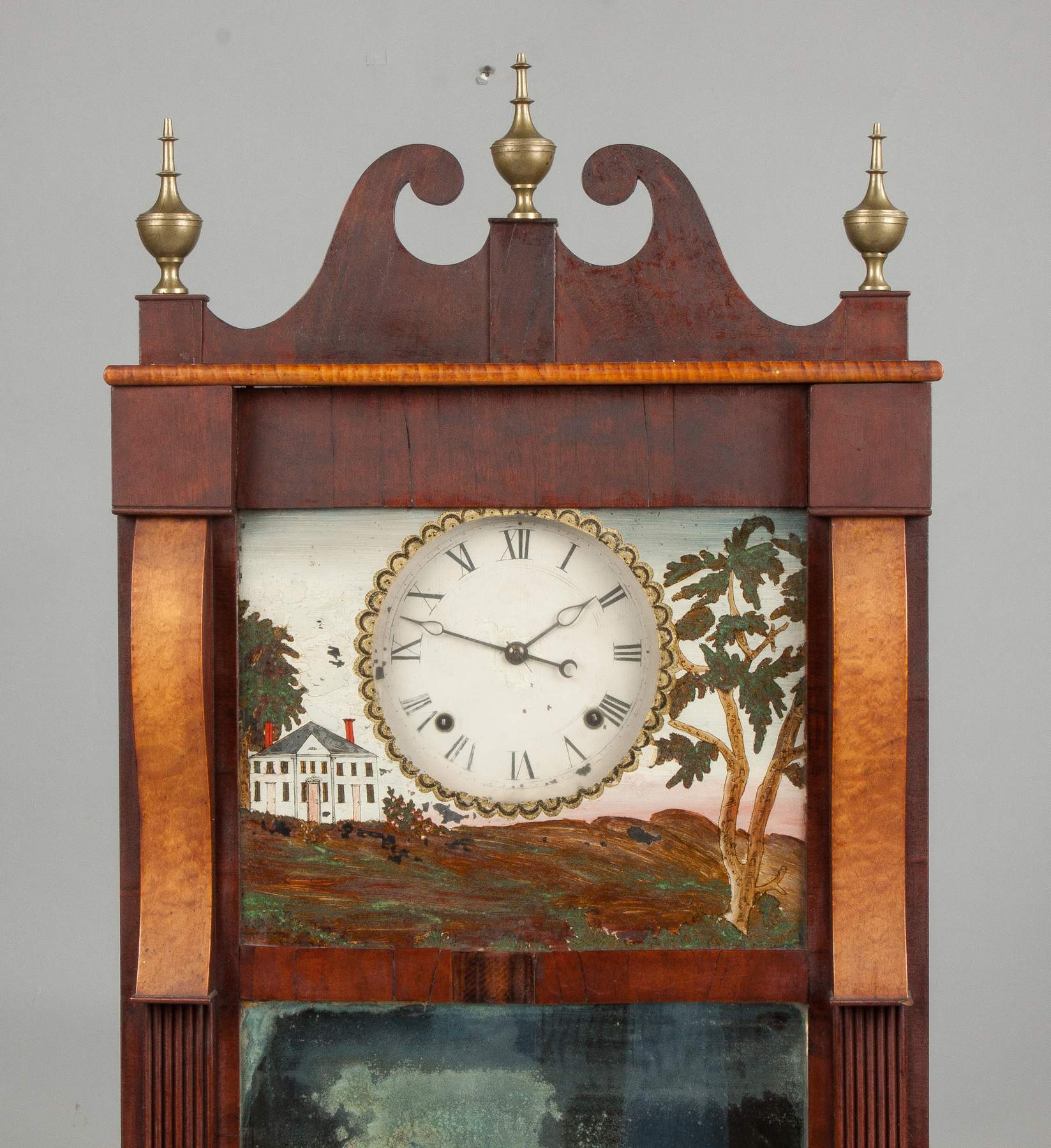 Joseph Ives Mirror Wall Clock Cottone Auctions