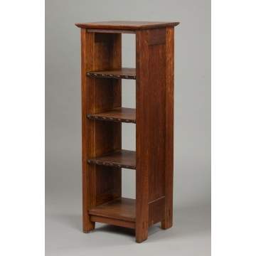 Early Gustav Stickley Oak Book Shelf
