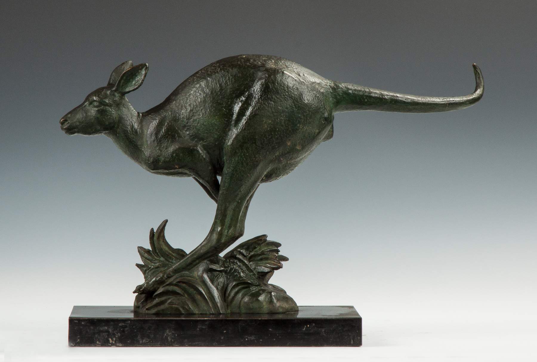 Katherine Lane Weems (American, 18991989) Bronze Kangaroo Sculpture