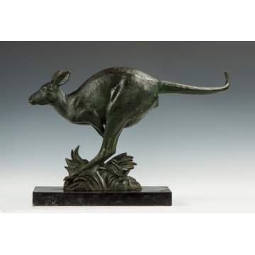 Katherine Lane Weems (American, 1899-1989) Bronze Kangaroo Sculpture
