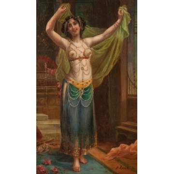 Hans Zatzka (Austrian, 1859-1945) Harem Girl