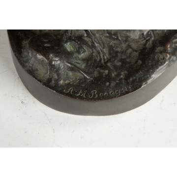 A.M. Bonegor (Russian, 19th/20th cent.) Bronze of Two Cossacks on Horseback