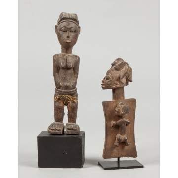 Two Carved African Figures